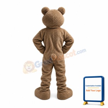 Howling Big Bear Ursa Grizzly Mascot Adult Costume