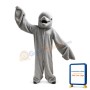 Plush Grey Dolphin Mascot Adult Costume