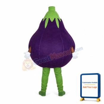 Eggplant Lightweight Mascot Adult Costume