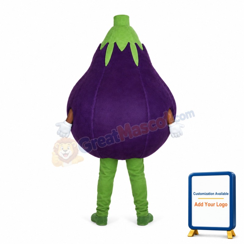 Eggplant Lightweight Mascot Adult Costume