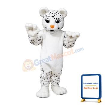 Cute Baby Snow Leopard Mascot Costume
