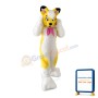 Yellow Fox Plush Mascot Costume