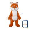 New Custom Made Fox Long Wool Mascot Costume