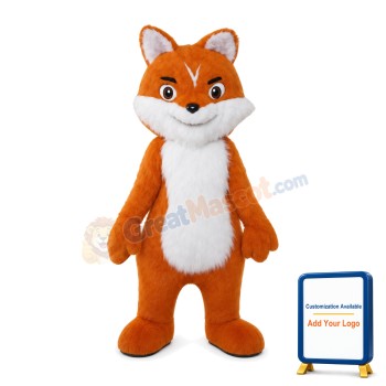 New Custom Made Fox Long Wool Mascot Costume