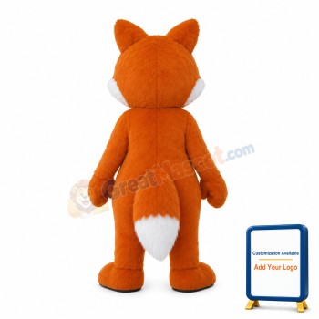 New Custom Made Fox Long Wool Mascot Costume