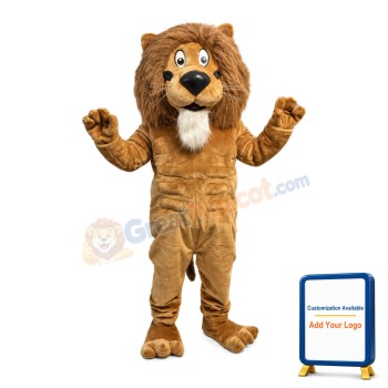 Power Lion Mascot Costume