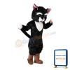 Classic Black Cat Mascot Costume