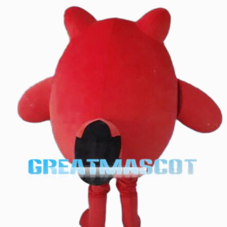 Cute Cartoon Red Fat Fox Mascot Costume