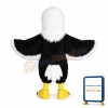 Fierce Bald Eagle Long Wool Mascot Costume