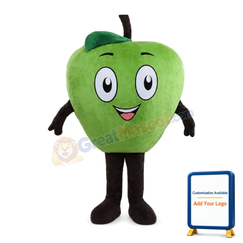 Cartoon Green Apple Lightweight Mascot Costume