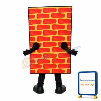 Cartoon Red Wall Lightweight Mascot Adult Costume