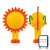 Cartoon Sun With Sunglasses Lightweight Mascot Adult Costume