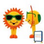 Cartoon Sun With Sunglasses Lightweight Mascot Adult Costume