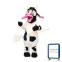 Big-mouthed Cow Mascot Adult Costume