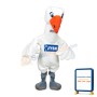 JYSK White Goose Lightweight Mascot Adult Costume