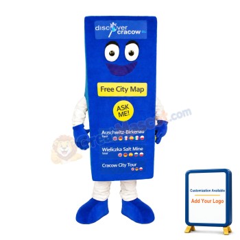 City Map Lightweight Mascot Adult Costume