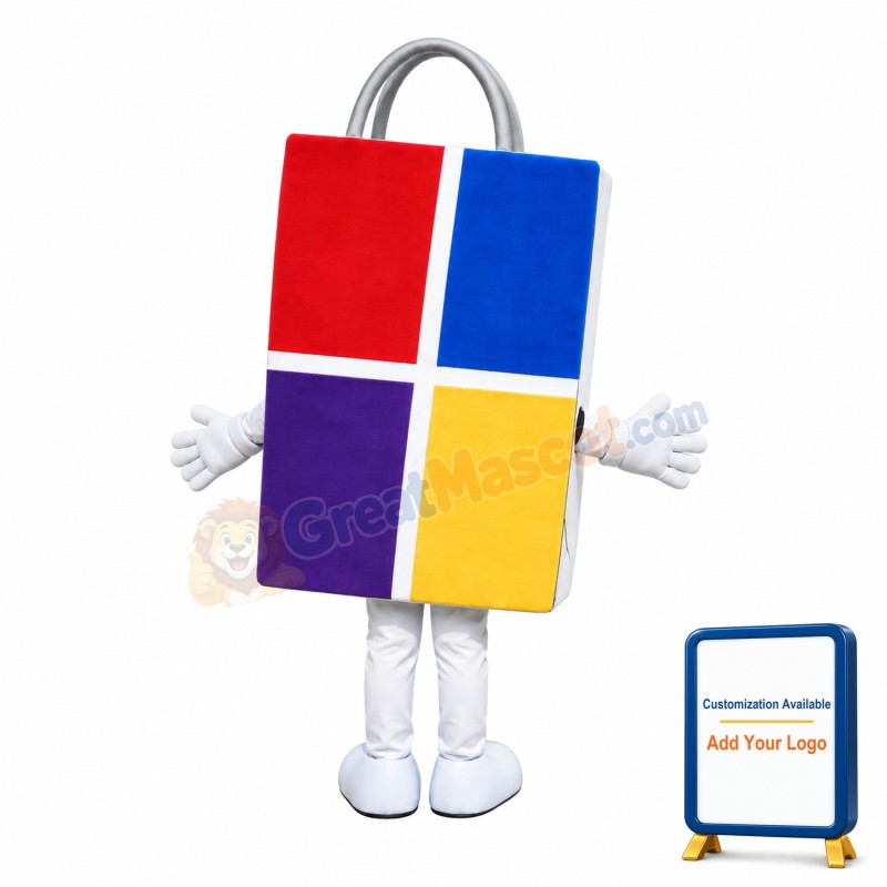 Colored Bag Lightweight Mascot Adult Costume