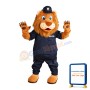 Sheriff Lion Mascot Costume