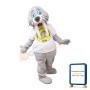Lovely Grey Walrus Mascot Adult Costume
