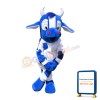 Blue Cow Mascot Adult Costume