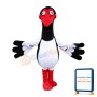 Wild Goose Mascot Adult Costume With Red Mouth