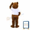 Brown Bear With Rainbow T-shirt Mascot Adult Costume