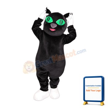 Black Leopard Mascot Costume
