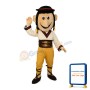 Man Dressed In Traditional Desert Dress Mascot Costume