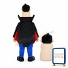 Fat Vampire Mascot Costume