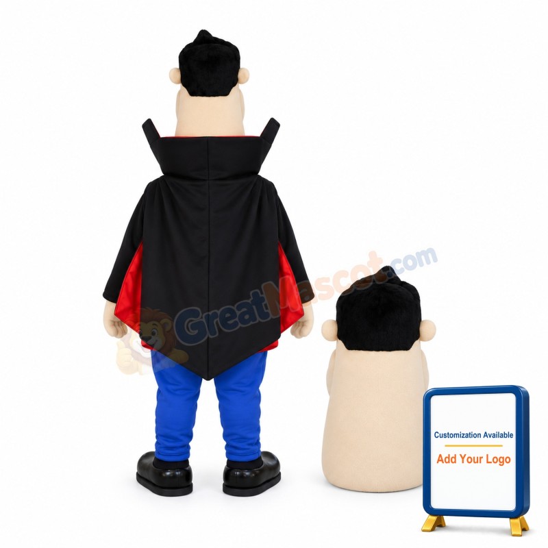 Fat Vampire Mascot Costume