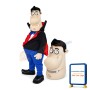 Fat Vampire Mascot Costume 