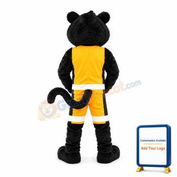 Fierce Black Panther High School Mascot Adult Costume