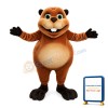 Cute Brown Beaver Mascot Adult Costume
