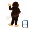Lovely Brown Monkey Mascot Adult Costume