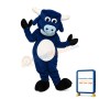 Royal Blue Buffalo Mascot Adult Costume