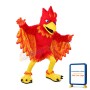 Red Phoenix Bird Mascot Costume