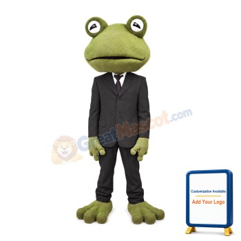 Gentleman Frog Mascot Adult Costume
