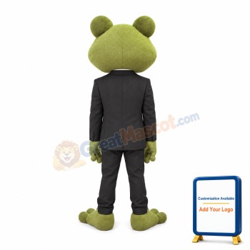 Gentleman Frog Mascot Adult Costume