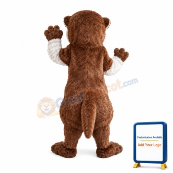 Brown Otter Animal Mascot Costume