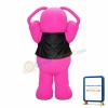 Cute Pink Elephant Cartoon Mascot Adult Costume