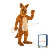 Friendly Brown Kangaroo Mascot Adult Costume