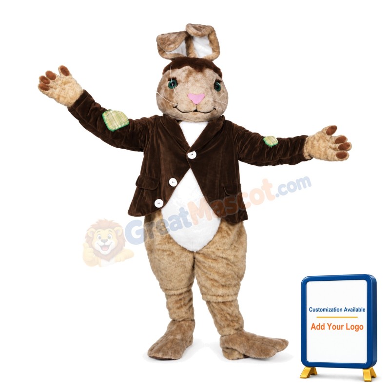 Patches The Rabbit Mascot Adult Costume