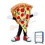 Deluxe Pizza Lightweight Mascot Adult Costume For Halloween party