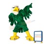 Green Eagle Mascot Adult Costume