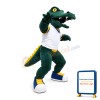 College Power Green Gator Mascot Adult Costume