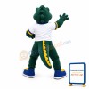 College Power Green Gator Mascot Adult Costume