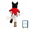 Racing Husky Dog Mascot Costume