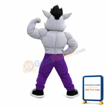 Power Razorback Pig High School Mascot Costume