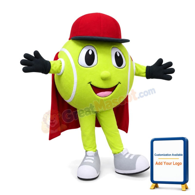 Cartoon Tennis Ball Lightweight Mascot Costume
