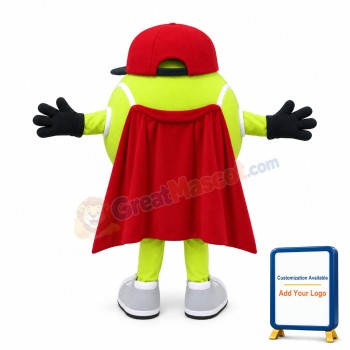 Cartoon Tennis Ball Lightweight Mascot Costume